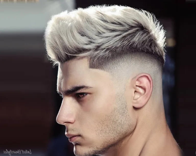 cortes de cabello faux hawk para hombres