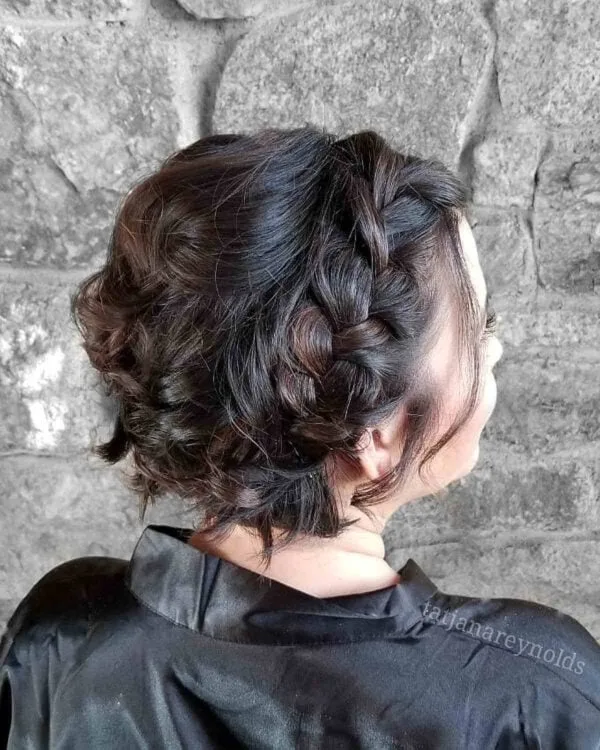 Elegante trenza holandesa