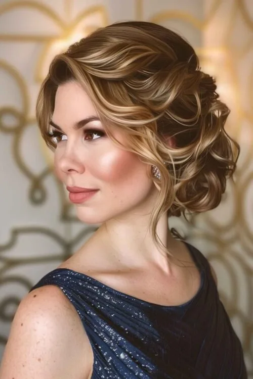 Chignon esculpido para invitados a la boda