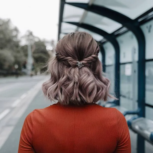 Peinados Semirecogidos Ondulado para mujer