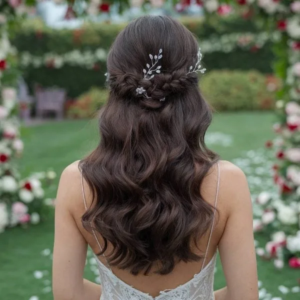 Peinados Semirecogidos Ondulado para mujer