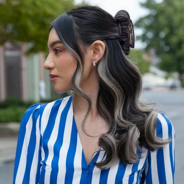 Peinados Semirecogidos Ondulado para mujer