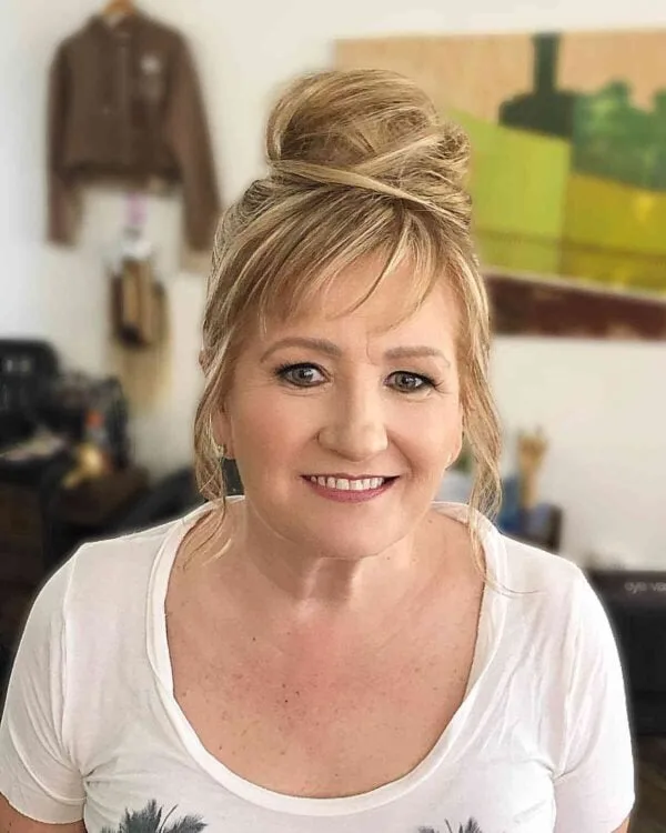 Peinados elegantes de la mama del novio