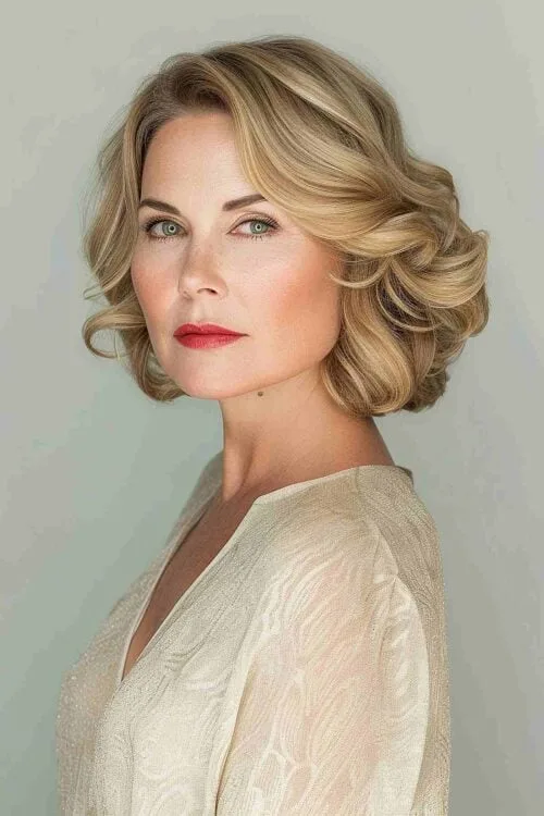 Peinados elegantes de la mama del novio