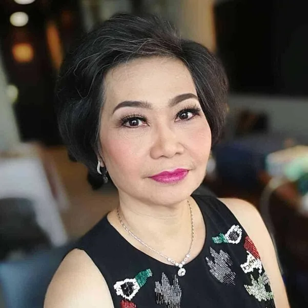 Peinados elegantes de la mama del novio