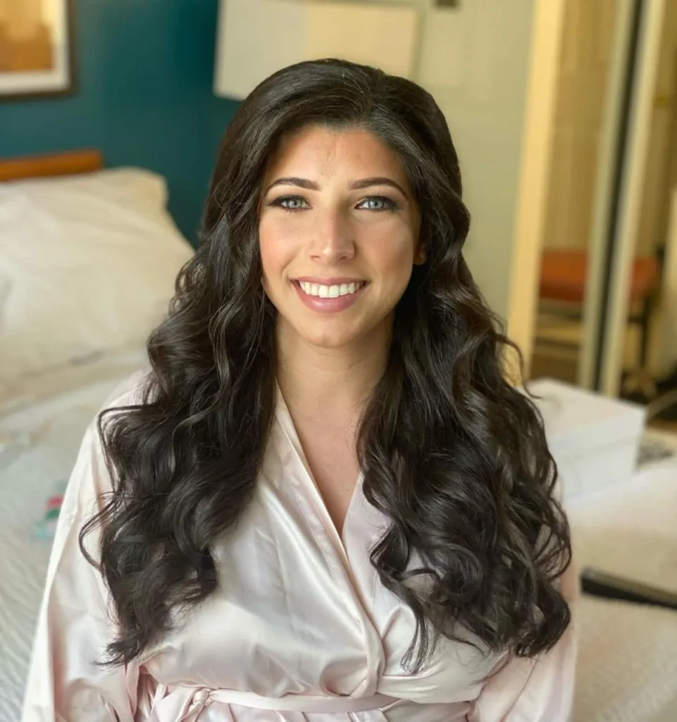 Rizos sueltos casuales para cabello negro