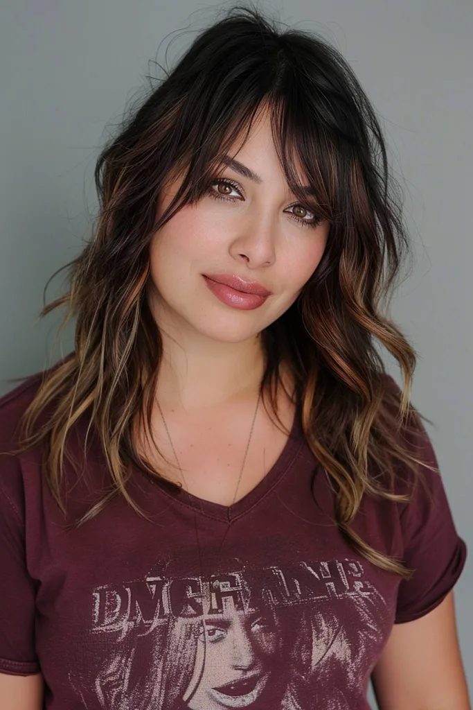 peinados ondulado natural para mujer