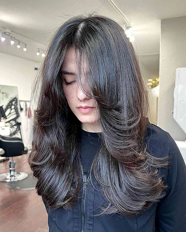 Corte Mariposa Cabello Largo