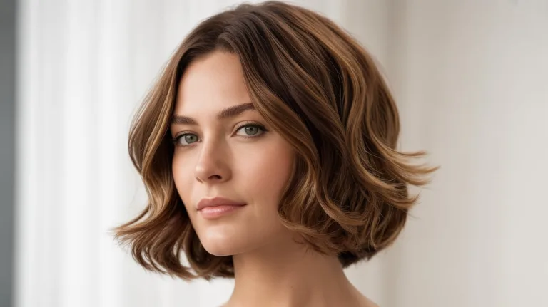 cabello corto ondulado Para mujer